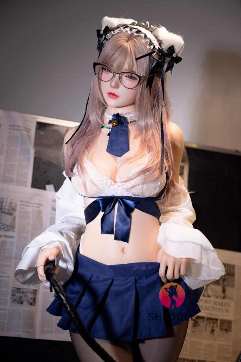 SHEDOLL 江小婉 168cm | Dカップ 黑絲貓耳女僕風 | 甘美狂野・巨乳纖腰 | 可動眼定制 | 宅男慾望極品